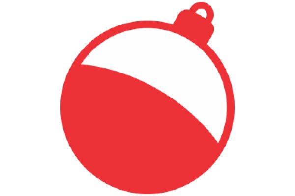 A Red and White Christmas Ornament