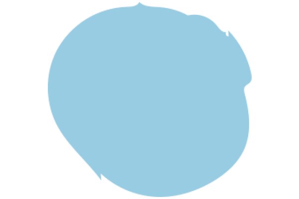 A Solid Blue Circle