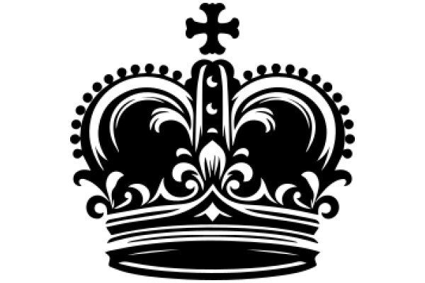 Monochrome Majesty: A Crown Design