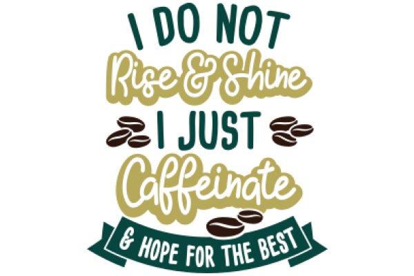 A Humorous Take on Coffee Addiction: A Quote-Inspired Poster