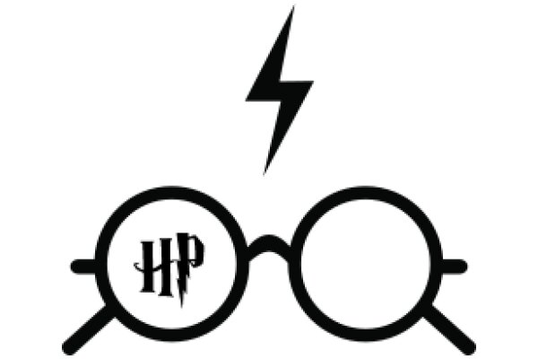 Hogwarts House Logos: Hufflepuff's Eyeglasses with a Lightning Bolt