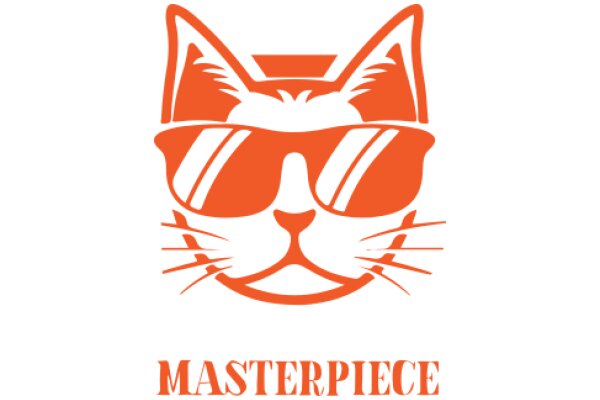 Masterpiece: A Stylish Orange Cat with Sunglasses