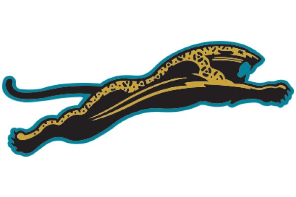 Stylized Leopard Logo with a Curved Tail