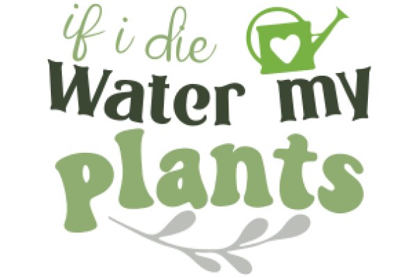 If I Die, Water My Plants: A Heartfelt Message from a Pet Owner