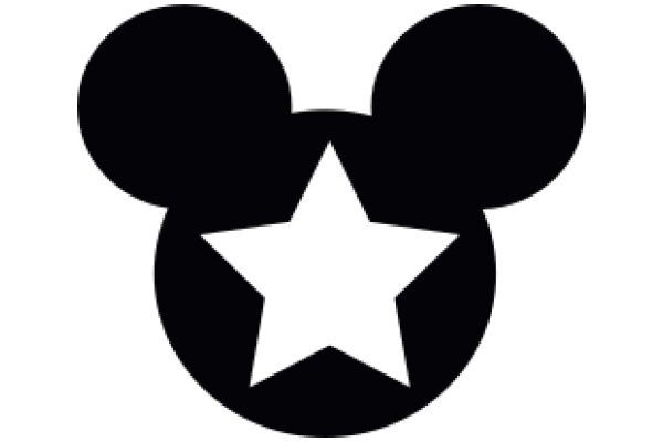 Minimalist Mickey Mouse Ear Logo