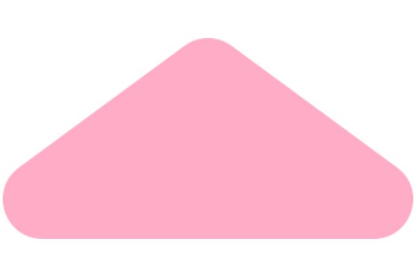 Simplistic Pink Triangle Shape