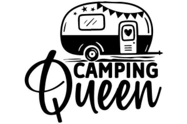 Camping Queen: A Whimsical Logo for an Adventurous Spirit