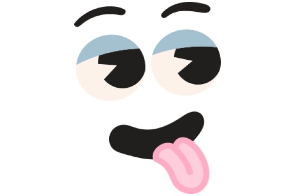 A Playful Interaction: A Cartoon Character's Tongue Sticking Out