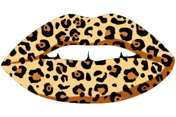 A Close-up of a Leopard Print Mouth