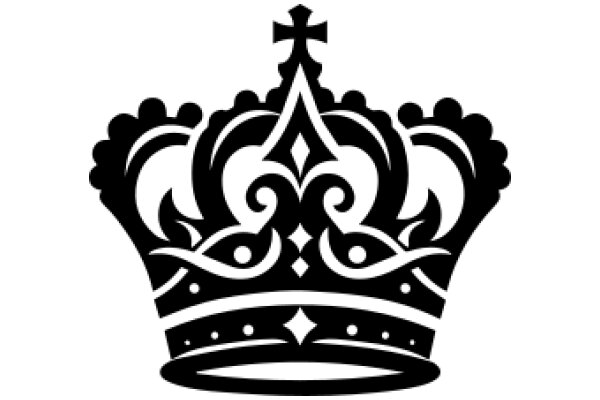 Monochrome Majesty: A Crown Design