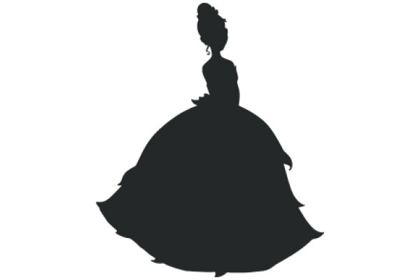 Silhouette of a Ballroom Dancer