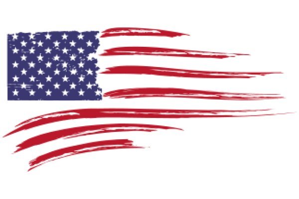 United States Flag with a Distinctive Twist