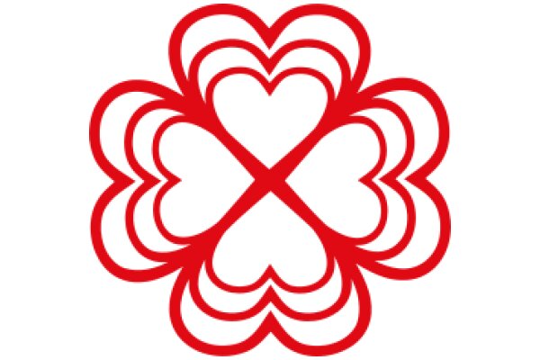 Vibrant Red Heart Design