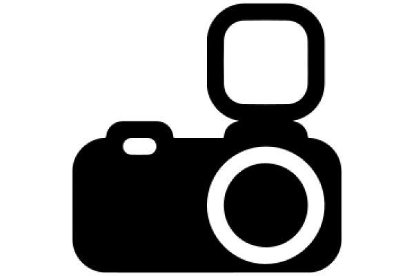 A Sleek, Black Camera Icon