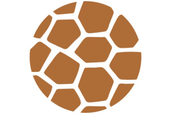 Brown Soccer Ball Icon