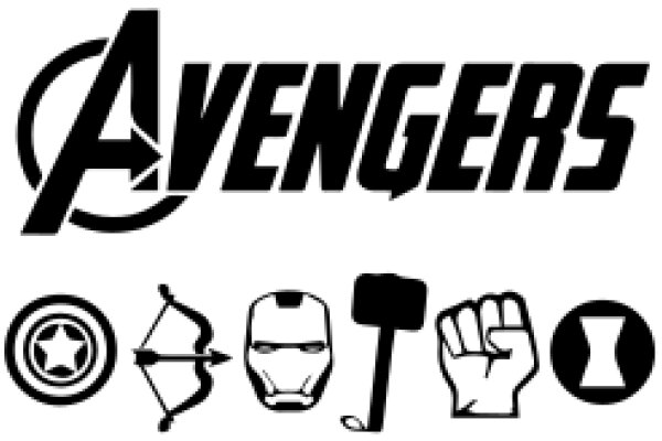 A Marvelous Avengers Logo on a White Background