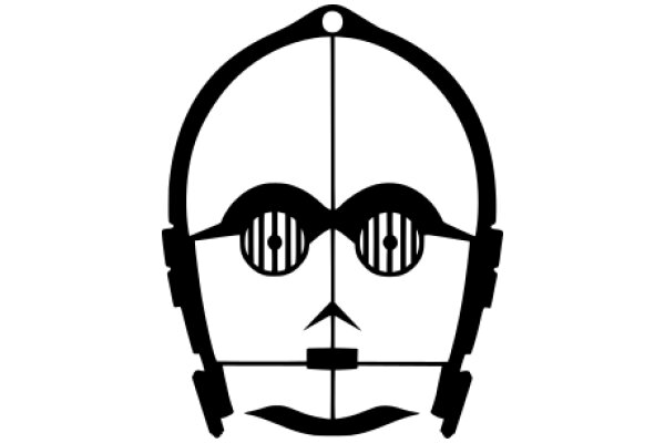 Stylized Icon of a Head with Goggles