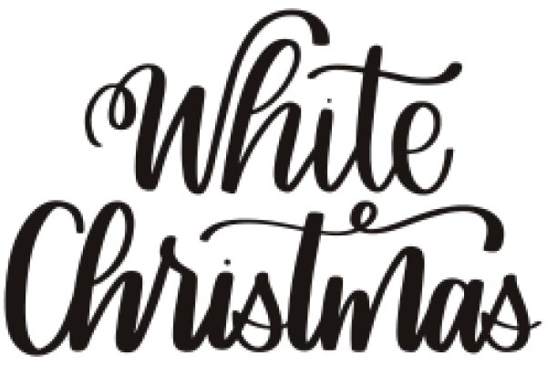 White Christmas: A Festive Typographic Design