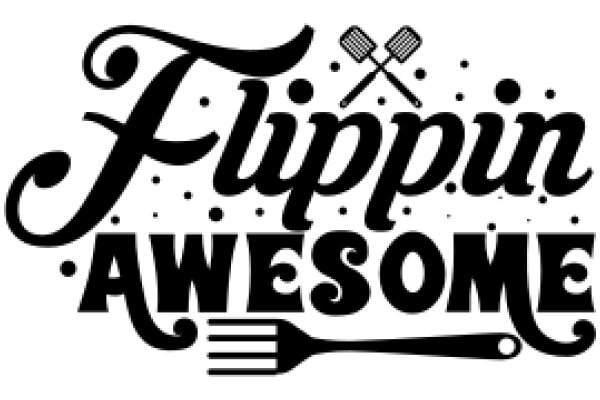 Flippin' Awesome: A Graphic Design of a Fork and Spatula