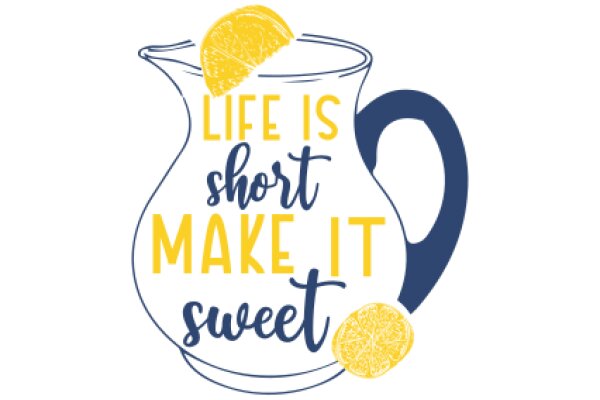 Life's Short, Make It Sweet: A Motivational Quote with a Lemon Twist