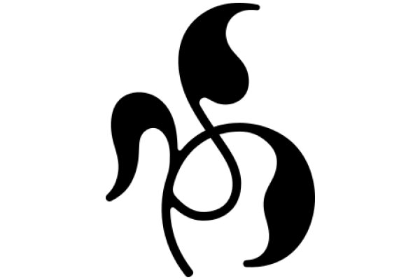 Stylized Logo of a Musical Note