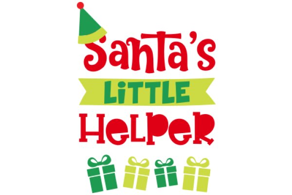 Santa's Little Helper: A Festive Logo