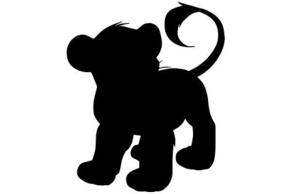 A Silhouette of a Lion-like Creature