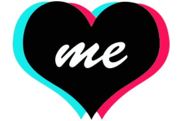 A Digital Artwork of a Heart with the Word 'Me' Inside