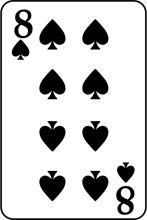 A Simple Game of Solitaire with Eight Cards