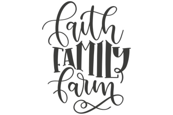 Faith, Family, Farm: A Graphic Design