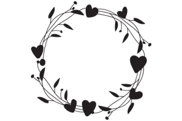 Elegant Heart Wreath