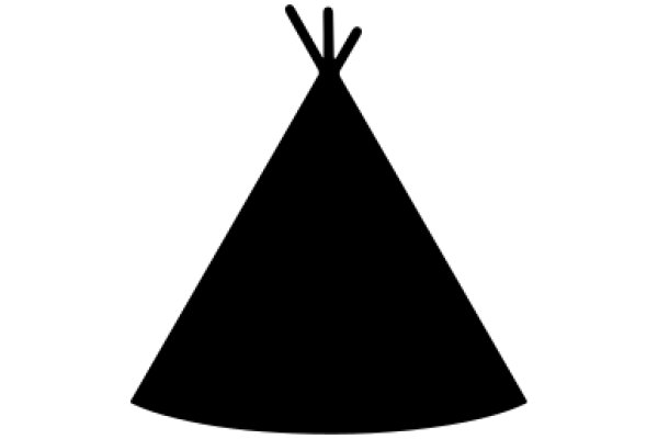 A Simple Black Teepee Icon