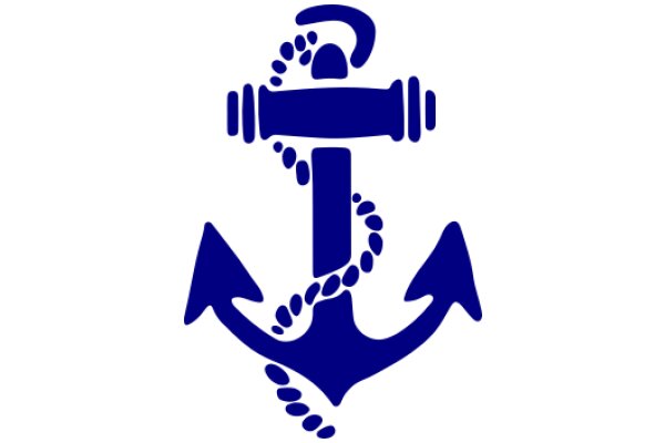 Vintage Blue Anchor Logo