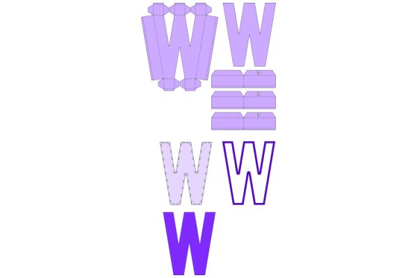 Purple Alphabet: A Vibrant Visual Guide to the Letters W and W