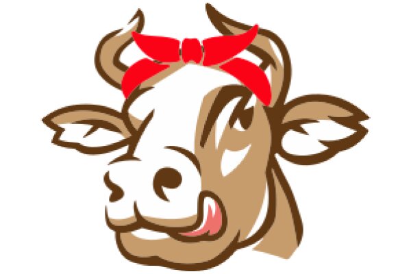 A Cow with a Red Bandana