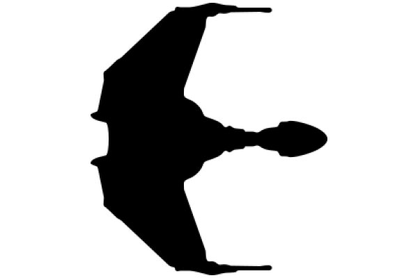 Silhouette of a Flying Machine