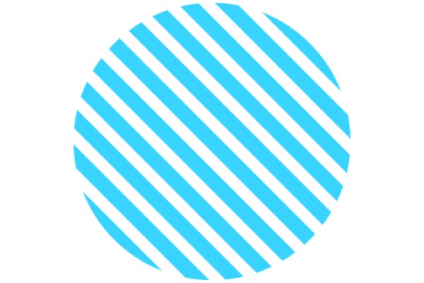 Stylized Blue and White Circular Pattern