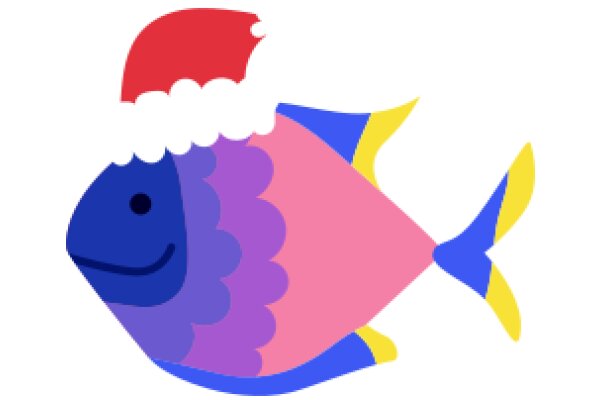 Festive Fish: A Holiday-Themed Illustration