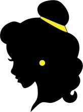 Stylized Portrait of a Woman with a Yellow Headband