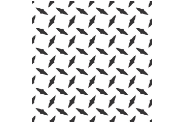 A Pattern of Black Arrows on a White Background