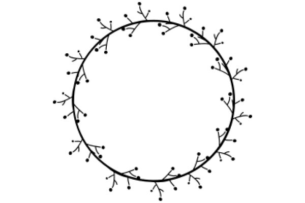 Artwork: A Circular Branch with Sphere-like Decorations