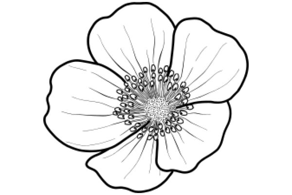 Stylized Flower Illustration