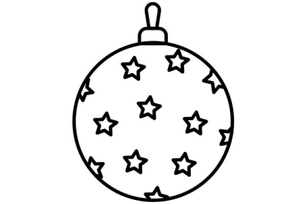 A Festive Christmas Decoration: A Starry Christmas Tree Ornament