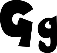 Stylized Letter 'G' in