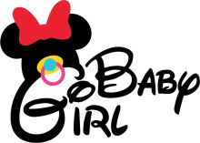 Whimsical Disney-Inspired Logo for a Baby Girl