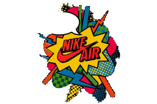 Vibrant and Colorful Nike Air Logo