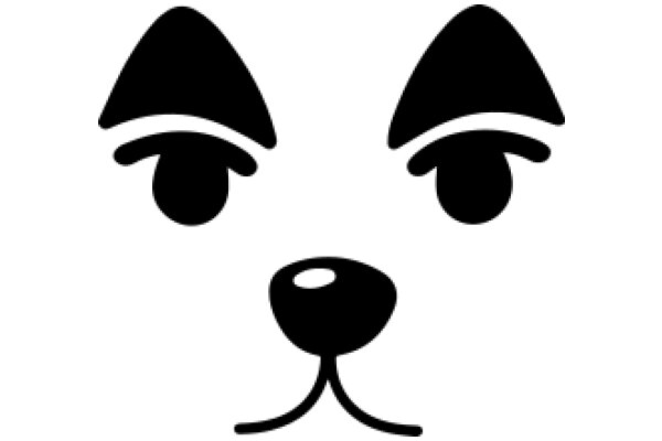 Simplistic Illustration of a Dog's Face