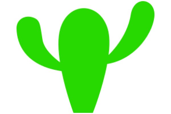 Vibrant Green Cactus Icon