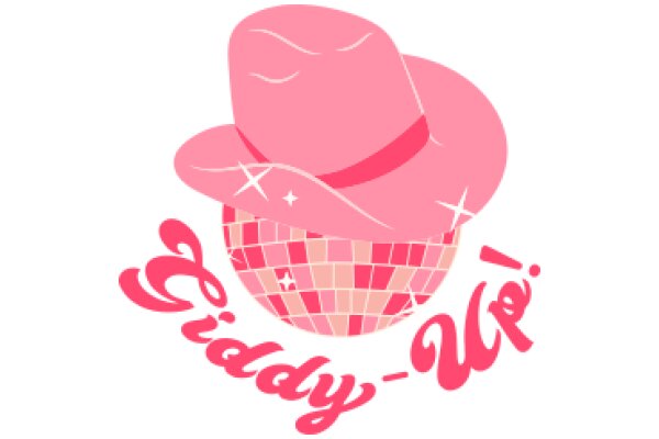 Eddy-Up: A Playful Pink Cowboy Hat with a Disco Ball Base