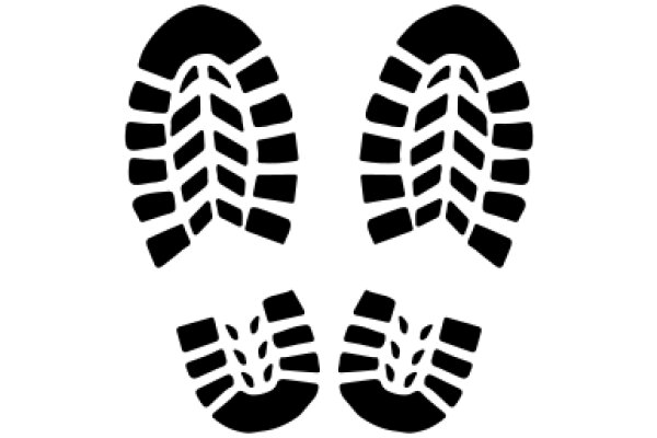 Simplified Footprints: A Minimalist Artwork